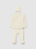 Three-piece set in ribbed jersey | Natural | Snug