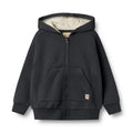 Sweatshirt Zip Francis | Navy | Wheat Kids