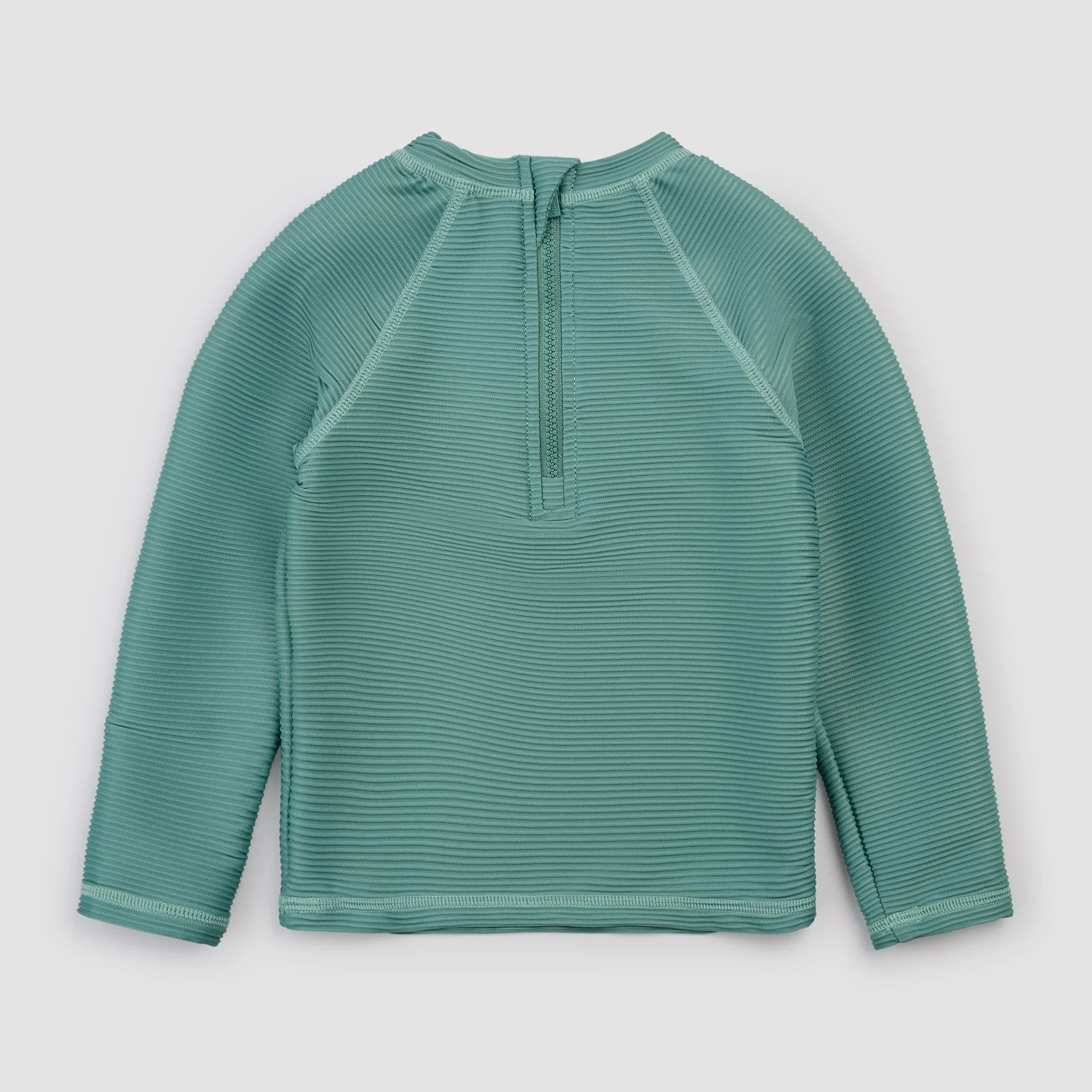 L/S Ribbed Rashguard | Teal | Miles the Label