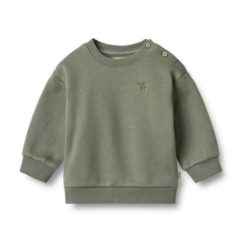 Sweatshirt Willi |Dusty Green | Wheat Kids