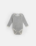 Hug Me Long Sleeve Bodysuit | Light Heather Grey | 7AM