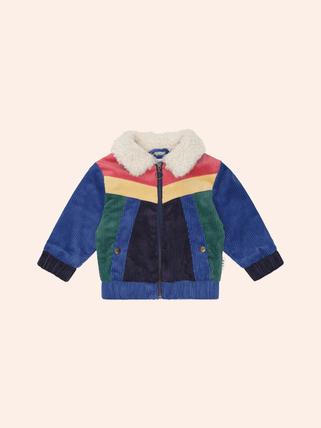 Colour Block Cord Jacket | Multi | Huxbaby