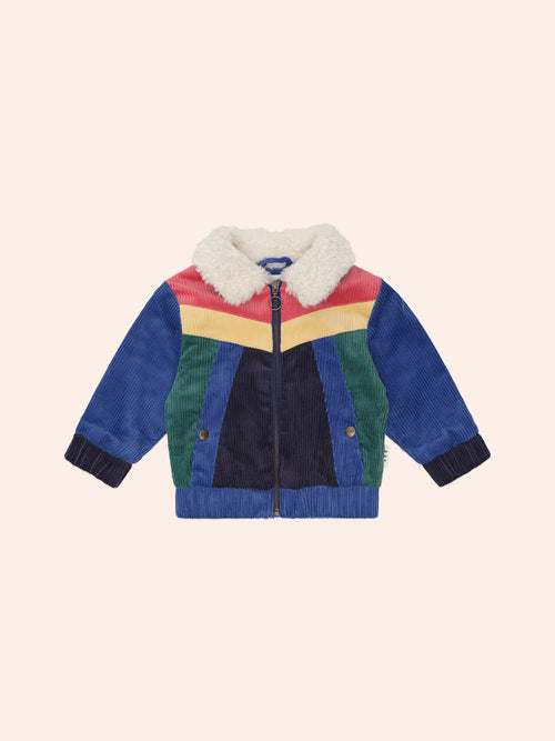 Colour Block Cord Jacket | Multi | Huxbaby