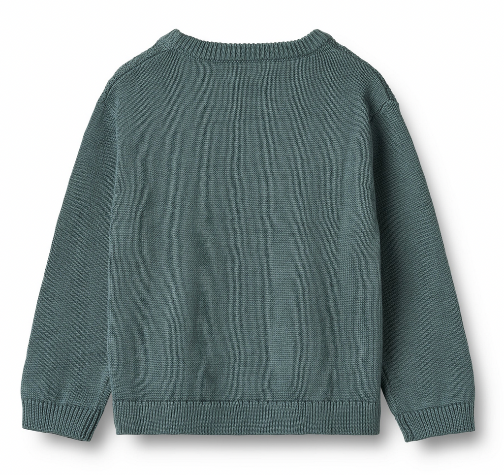 Knit Pullover Borris | Stormy Weather | Wheat Clothing