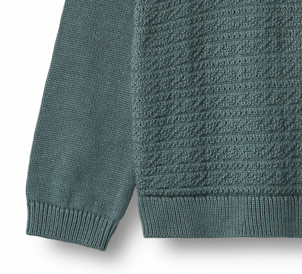 Knit Pullover Borris | Stormy Weather | Wheat Clothing