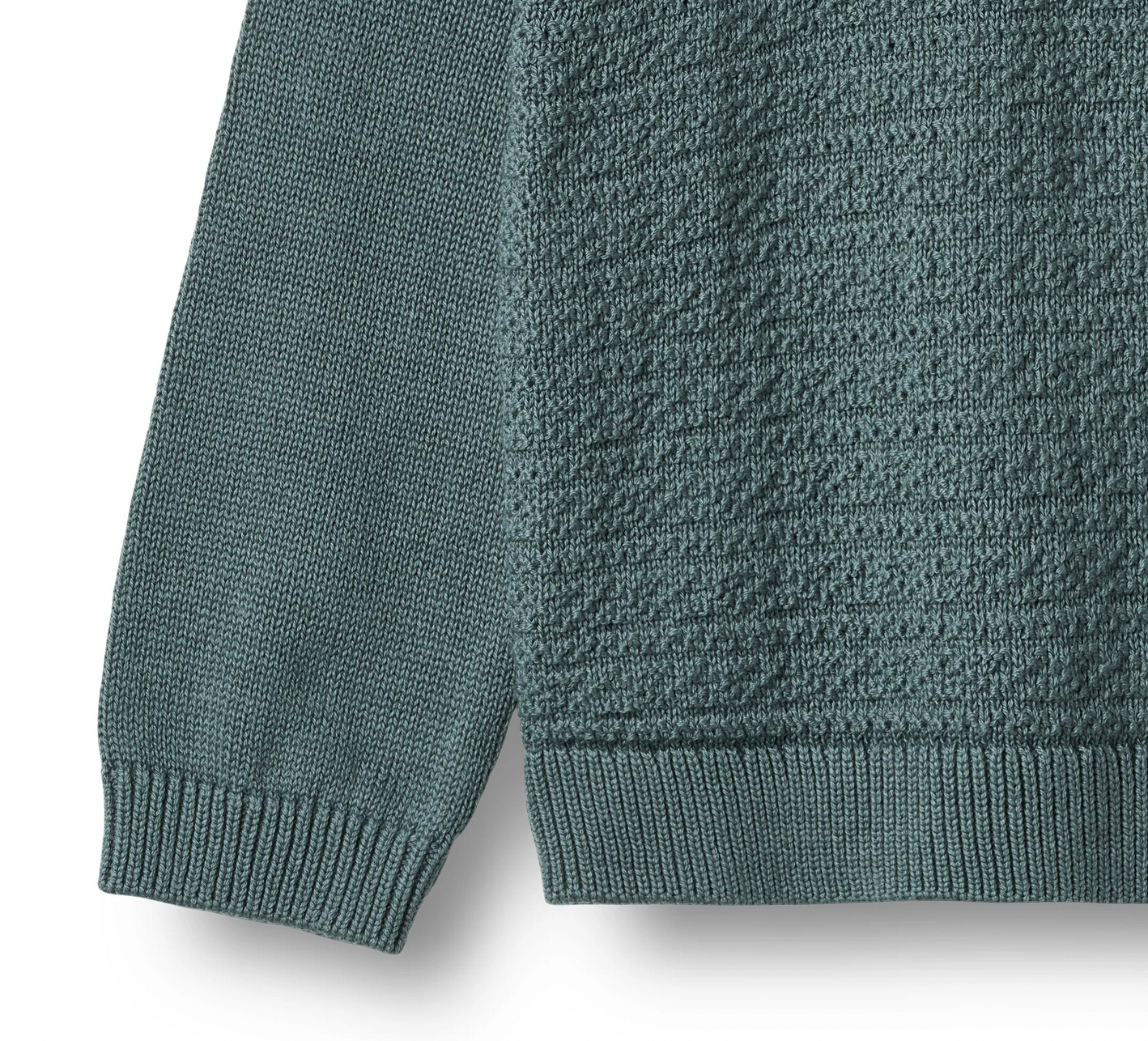 Knit Pullover Borris | Stormy Weather | Wheat Clothing