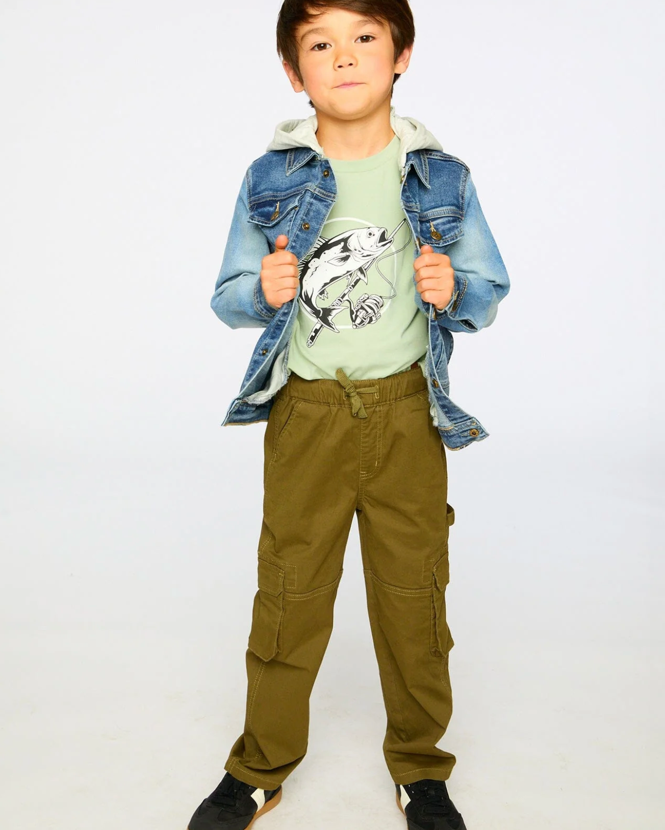 Stretch Twill Carpenter Pant | Green | Deux Par Deux