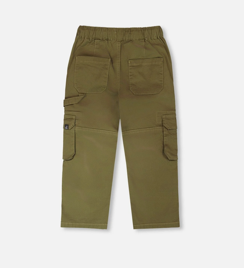 Stretch Twill Carpenter Pant | Green | Deux Par Deux