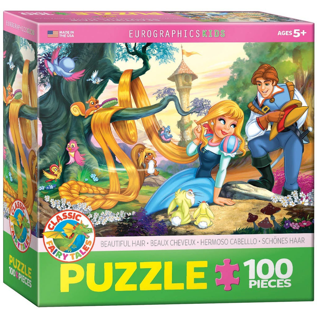 Eurographics Beautiful Hair (Rapunzel) 100-Piece Puzzle - Ages 5+