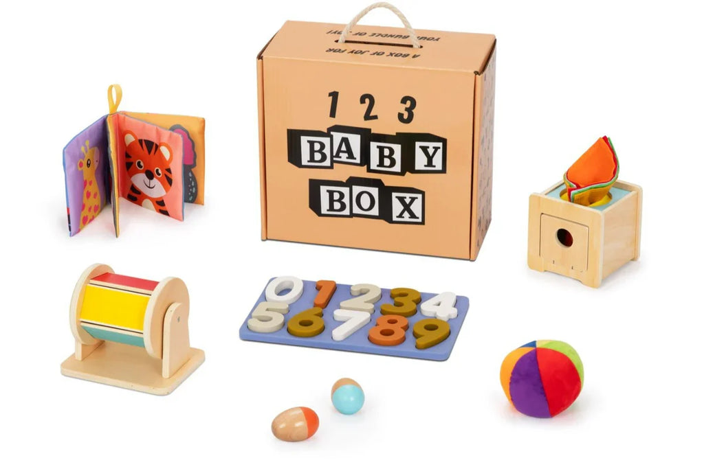123 Baby Box Montessori Educational Box - Ages 5–6 Months