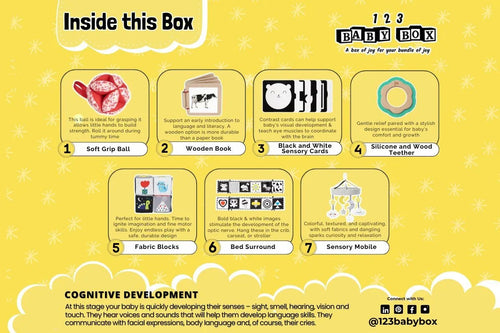 123 Baby Box Montessori Educational Box - Ages 0–2 Months
