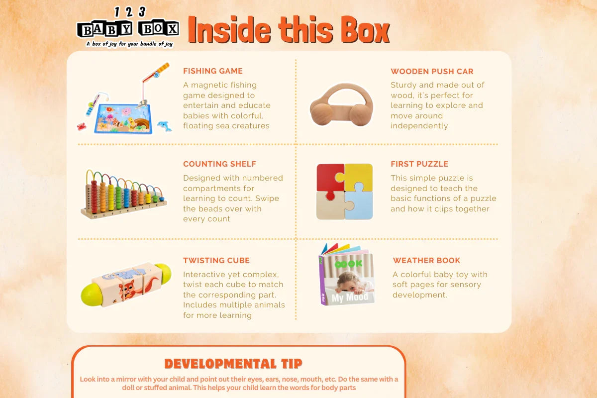 123 Baby Box Montessori Educational Box - Ages 25–27 Months